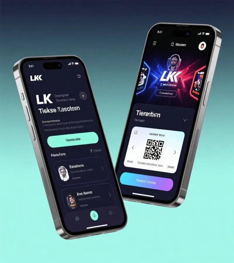 LCK票务通 App Interface